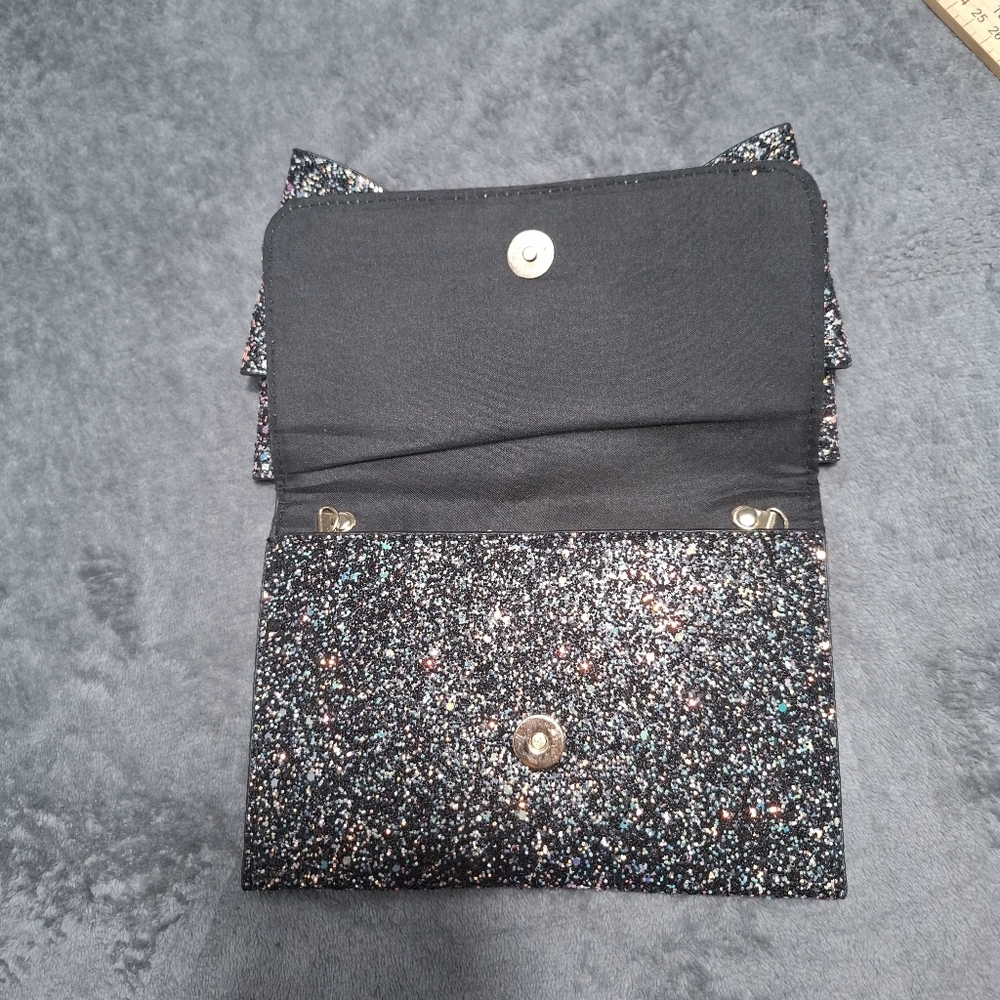Sparkling Black Evening Clutch - Picture 7 of 13